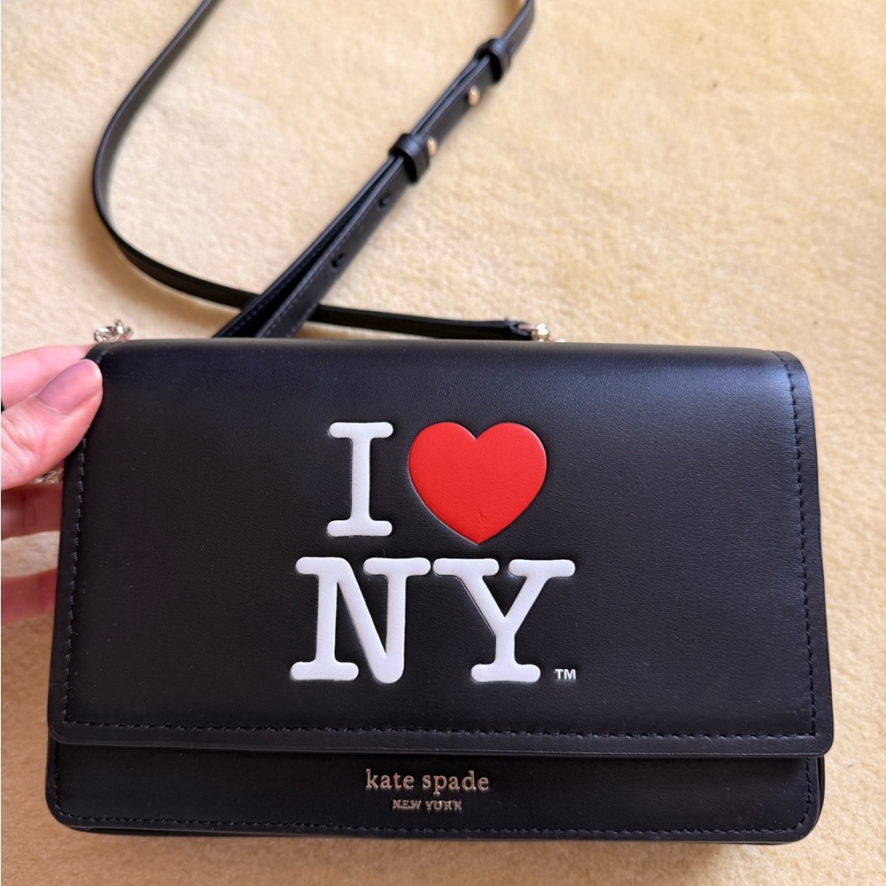 Kate Spade Black and Red Crossbody Bag